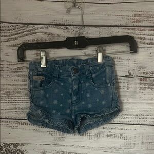 Girls Calvin Klein Blue Denim Shorts size 4t